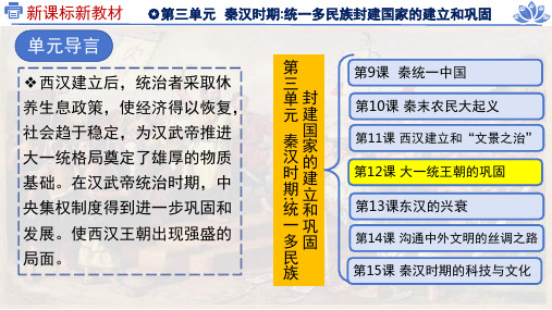 人教统编2024年版七年级历史上册第12课_大一统王朝的巩固【课件】(35页)