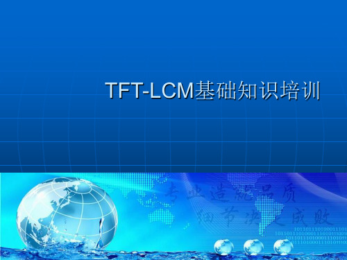 TFT-LCM基础培训