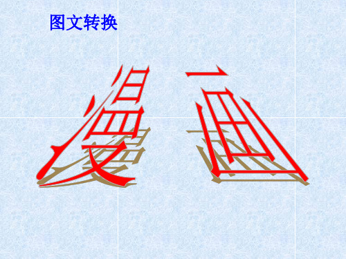 高考复习图文转换——漫画PPT[优秀课件资料]