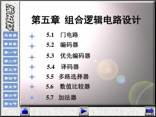 《电子设计自动化eda》组合逻辑电路设计