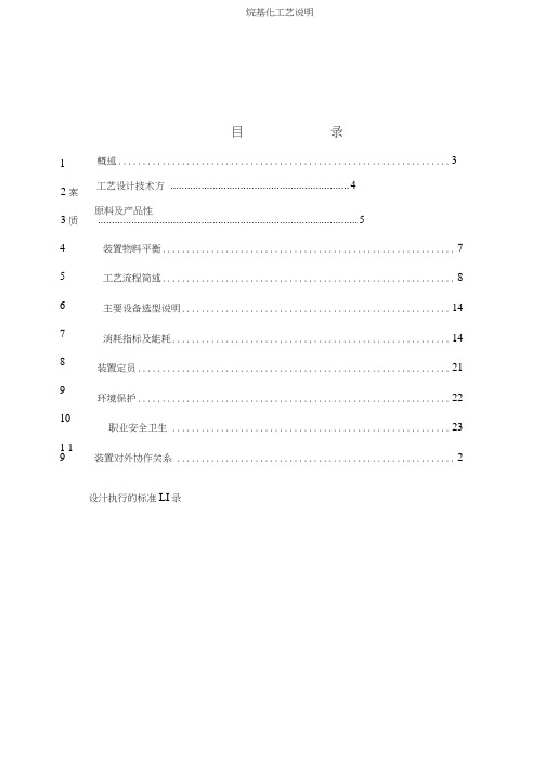 烷基化工艺说明(2)