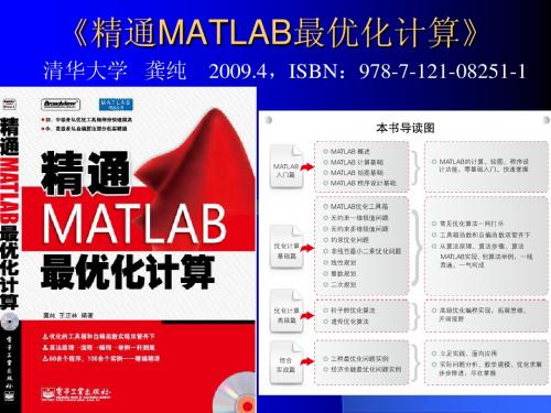 《精》一书的课件_第5章_MATLAB优化工具箱