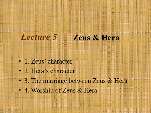 希腊罗马神话5-Zeus and Hera