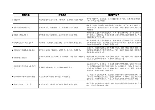 面试技巧 26个经典问答