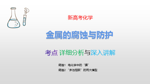 金属的腐蚀与防护 新高考化学 考点详细分析 深入讲解 提升解题能力 化学高考必看 最新版