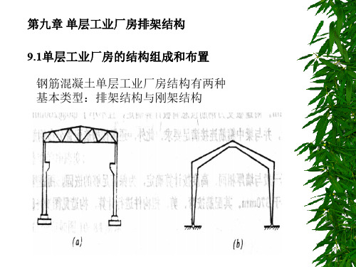 单层工业厂房排架结构