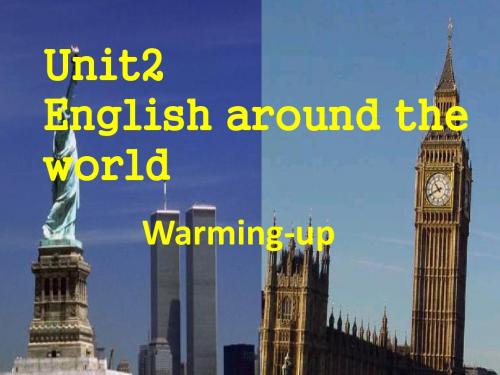 2017-2018学年人教版必修一Unit2Englisharoundtheworld-reading课件(21张ppt)