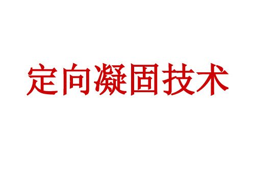 定向凝固技术及其运用