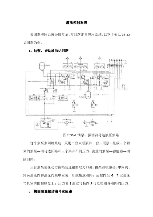 捣固车液压控制系统