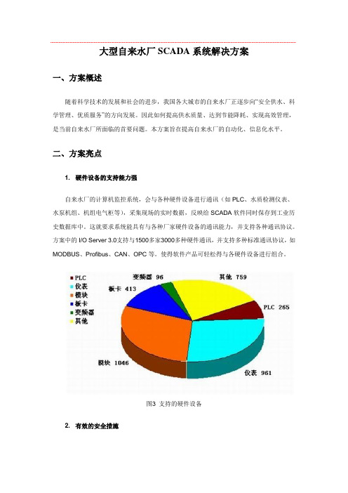 大型自来水厂SCADA系统解决方案