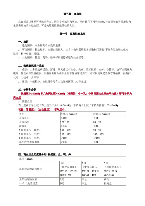 第五章 高血压