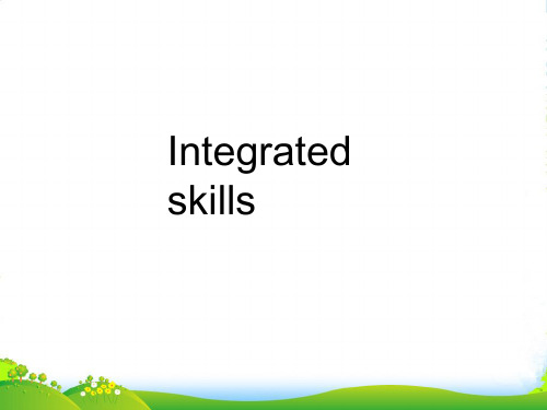 牛津译林英语七年级上册第六单元 Integrated skills (共23张PPT)