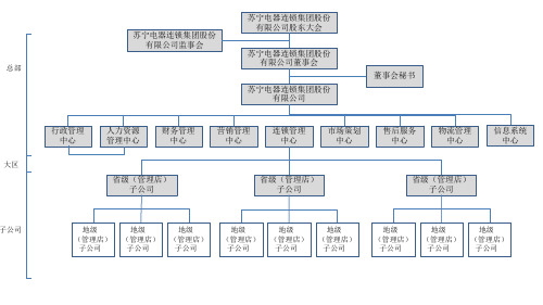 苏宁组织架构