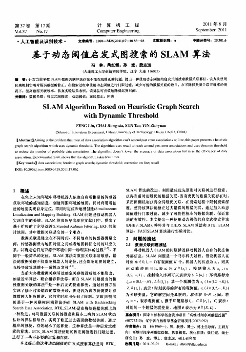 基于动态阈值启发式图搜索的SLAM算法