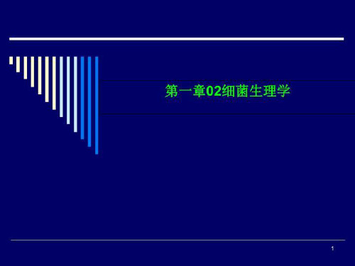 第一章02细菌生理学