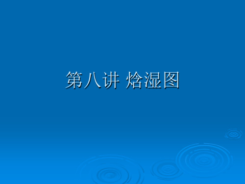 制冷与空调技术课件——焓熵图