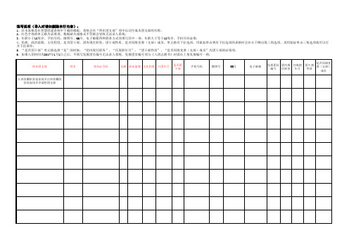 智慧团建团员团干部导入模板(团委、团工委、团总支)