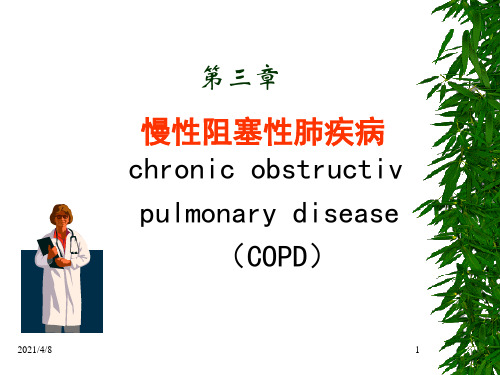 慢性阻塞性肺疾病 COPD课件PPT