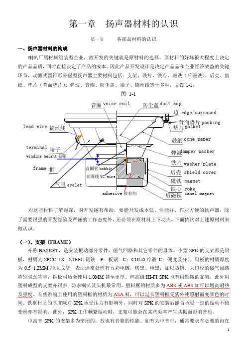 喇叭材料认识与设计基础1(DOC)