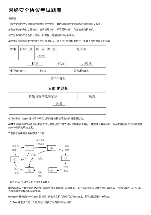 网络安全协议考试题库