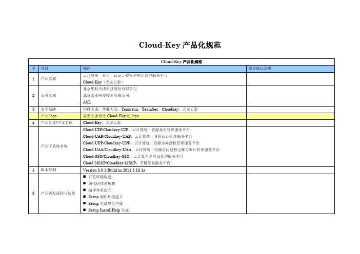 华胜天成-Cloud-Key产品化过程-secfree