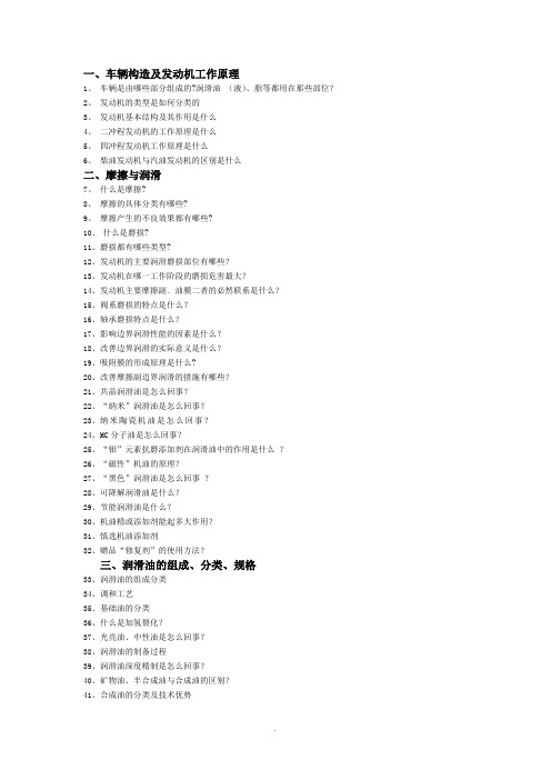 润滑油基础知识300问-44问