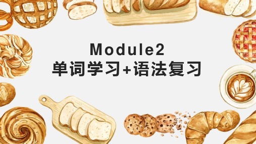 外研社小学英语一年级起点四年级下册 Module2 单词学习+语法复习