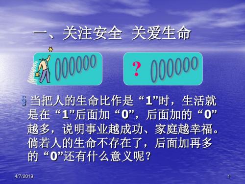 【2019年整理】关注安全关爱生命