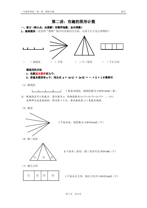 春季 第二讲有趣的图形计数