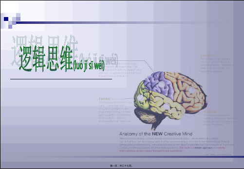 逻辑思维 讲义