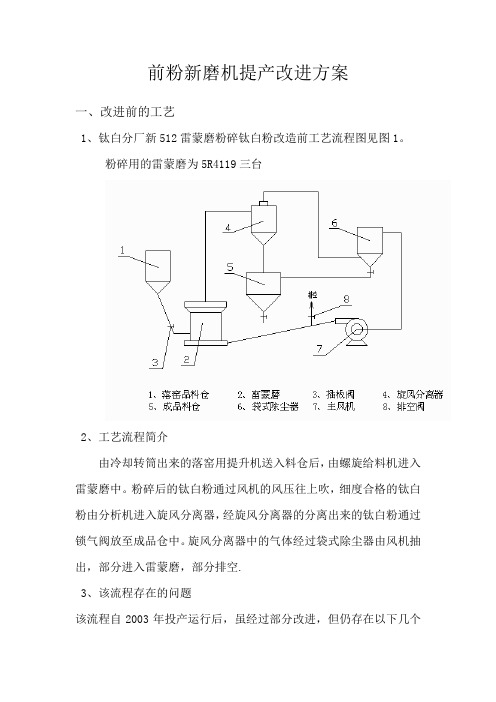 磨机提产改进方案