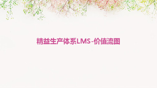 精益生产体系LMS-价值流图