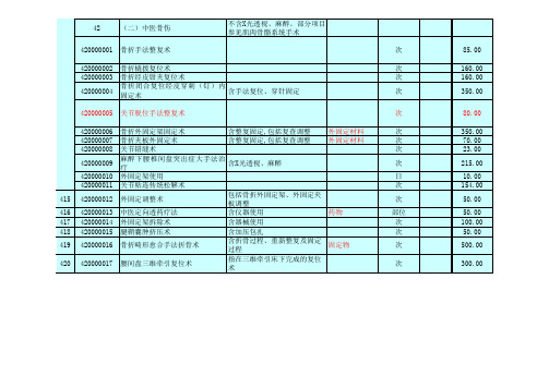 0000《黑龙江省医疗服务价格指导手册》正文(1)