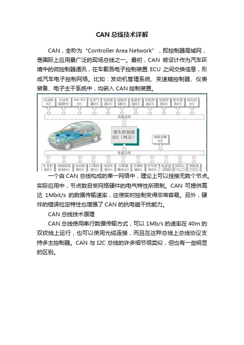 CAN总线技术详解