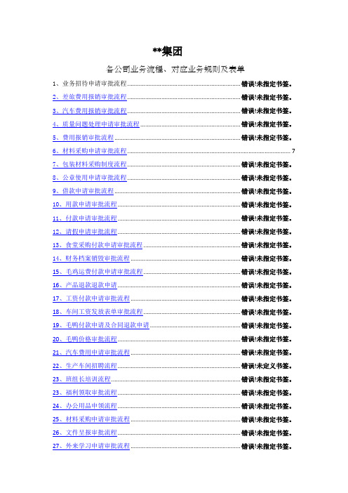 集团OA审批流程