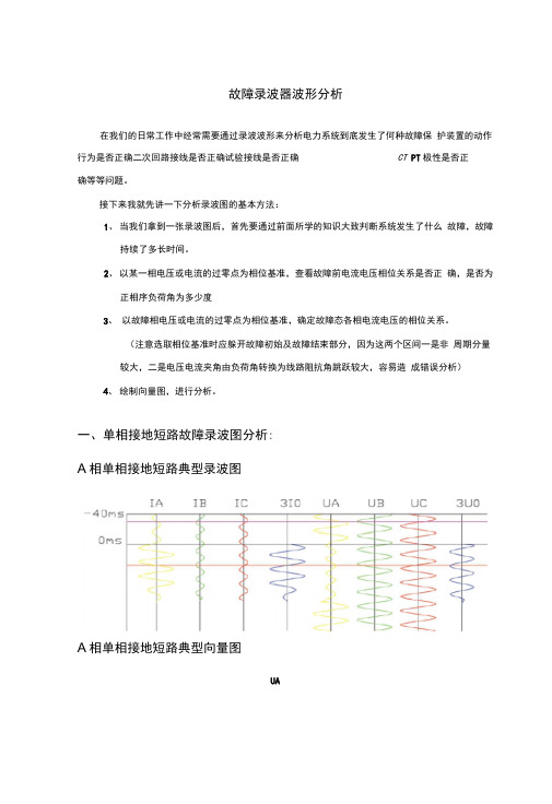 故障录波器波形分析