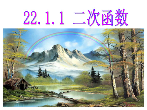 A复习22.1.1《二次函数》