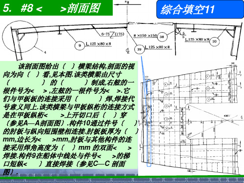 集美大学船体结构与制图第九章分段结构图下