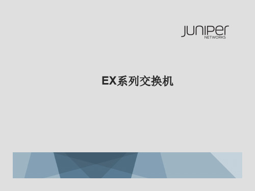 Juniper EX系列交换机 PPT课件