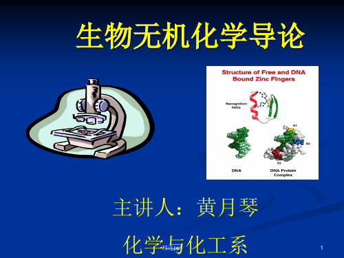 生物无机化学导论PPT课件