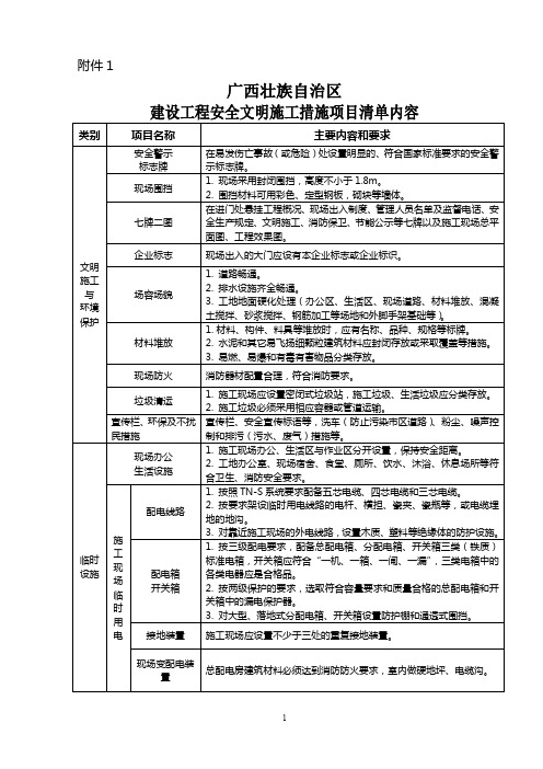 广西壮族自治区建设工程安全文明施工费