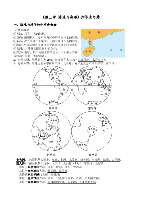 地理第三章知识点总结