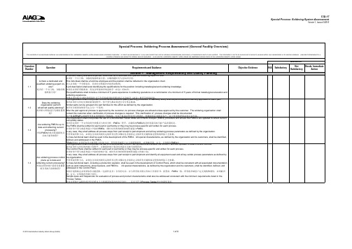 CQI-17 checklist(中英)