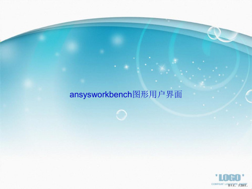 ansysworkbench图形用户界面讲课文档