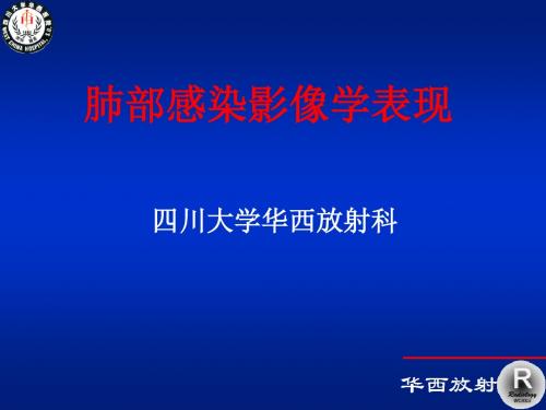 医学ppt--肺部感染影像学-PPT文档资料