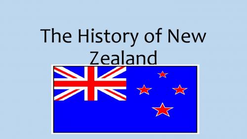 The History of New Zealand