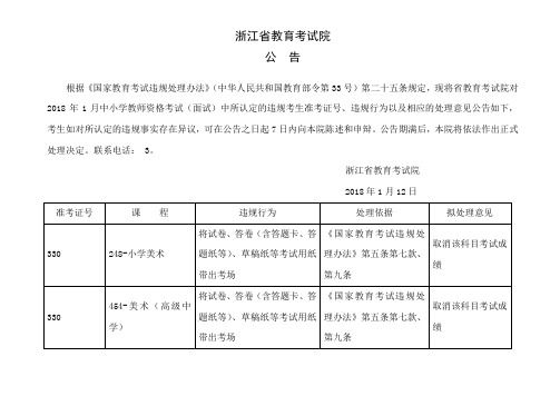 浙江省教育考试院