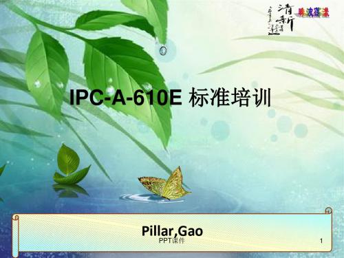 IPC-A-610E 标准培训  ppt课件