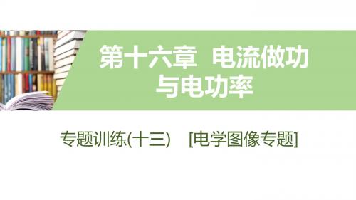 2019年秋沪科版物理九年级上册同步：专题训练(十三)[电学图像专题]