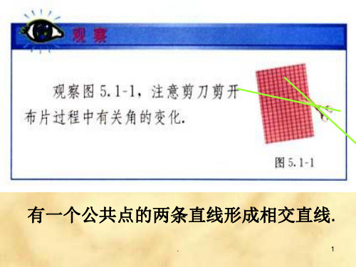 邻补角与对顶角.PPT